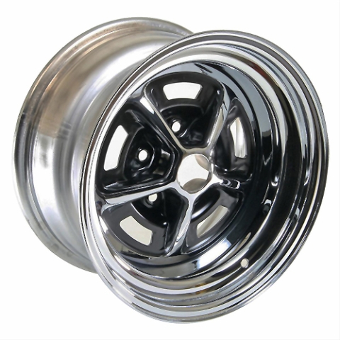 Magnum 500 15x10 Stahl 5x4.5 chrom/schwarz
